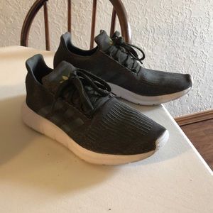 Sparkly Green Women’s Adidas Running Shoes